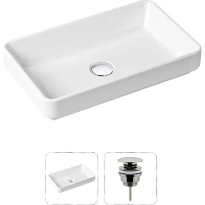 Накладная раковина для ванной Lavinia Boho Bathroom Sink Slim в комплекте 2 в 1 21520809