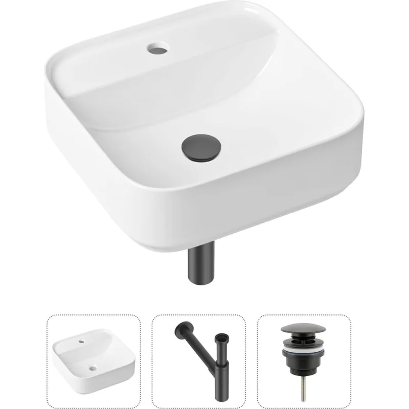 Накладная раковина для ванной Lavinia Boho Bathroom Sink Slim в комплекте 3 в 1 21520308