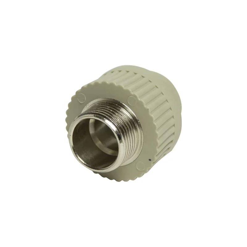 Комбинированная муфта VRT наружная, 20х3/4", EVER plast, серый 538328