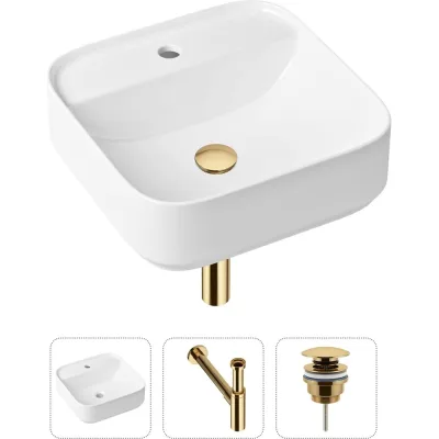 Накладная раковина для ванной Lavinia Boho Bathroom Sink Slim в комплекте 3 в 1 21520310