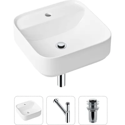 Накладная раковина для ванной Lavinia Boho Bathroom Sink Slim в комплекте 3 в 1 21520305