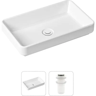 Накладная раковина для ванной Lavinia Boho Bathroom Sink Slim в комплекте 2 в 1 21520816