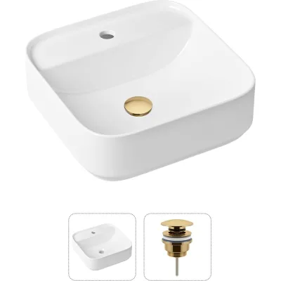 Накладная раковина для ванной Lavinia Boho Bathroom Sink Slim в комплекте 2 в 1 21520843