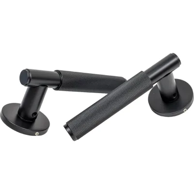 Дверные ручки алюминиевые, черный Vantage V35BL-2 SL