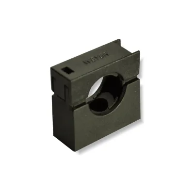 Крепеж для гофрированных труб Weyer WQSG-AD34.5G - держатель с крышкой WE2400900
