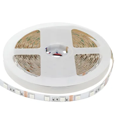 Лента светодиодная Apeyron RGB свет 14,4 Вт/м 12 В IP20 SMD 5050 5 м (000017)
