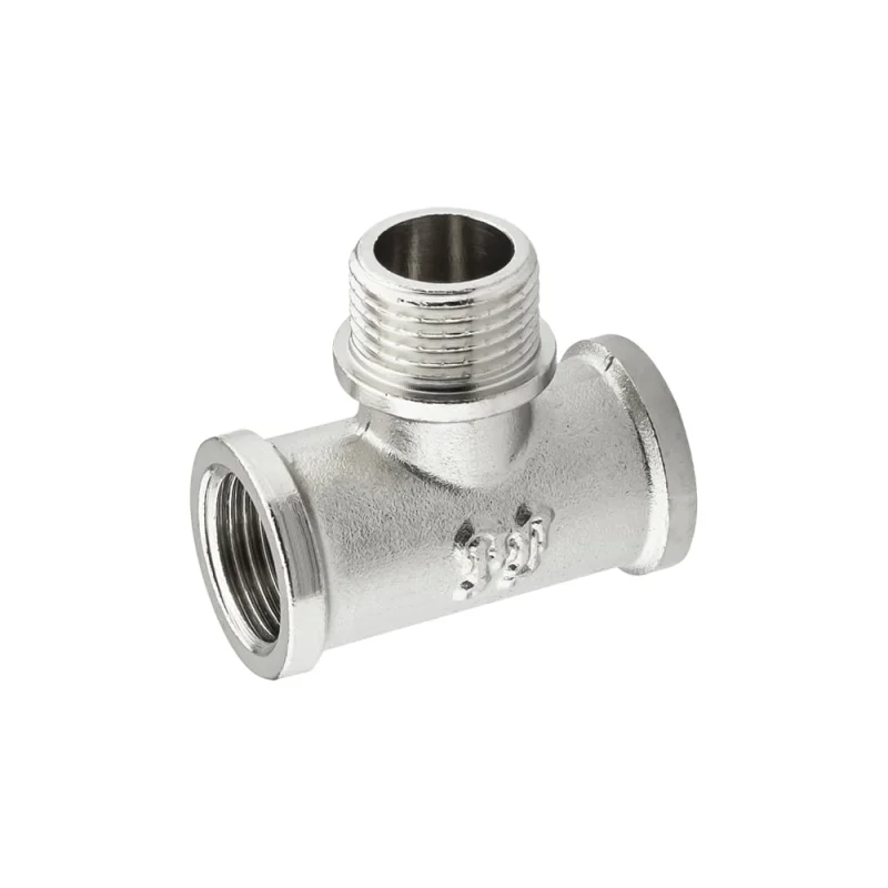 Тройник никелированный PROFACTOR в/н/в 1/2" PF TF 172