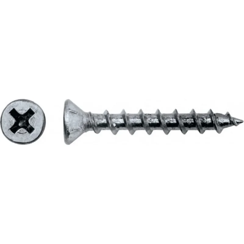 Саморез оконный ЦКИ 4.1x35 остроконечный, цинк, 100 шт. 52622