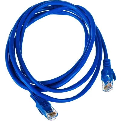 Патч-корд ExeGate UTP-RJ45-RJ45-5e-2M-BL, UTP, cat.5e, 2м, синий 241495