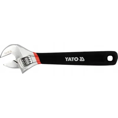 Ключ разводной YATO с обрезинн.ручкой 200мм YT-21651 371321651 092 1