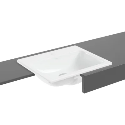 Раковина Vitra S20 накладная, прямоугольная, 55 см. 5465B003-0001
