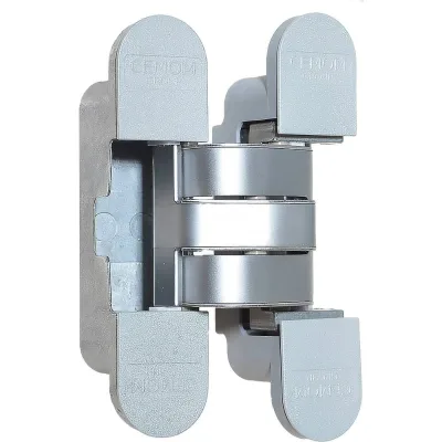 Скрытая петля Cemom Moatti cemom estetic 27 3d 8060 матовый хром, регулируемая, вес полотна до 60 кг, 27x120 мм 51546