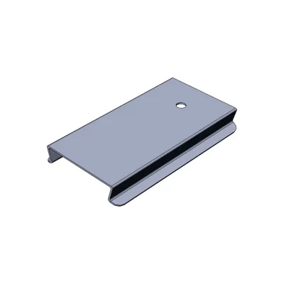 Крышка к углу внутреннему (подъему) CABLIDERTRAYS замковая, оцинкованная КЛЗП-50-1,0-90
