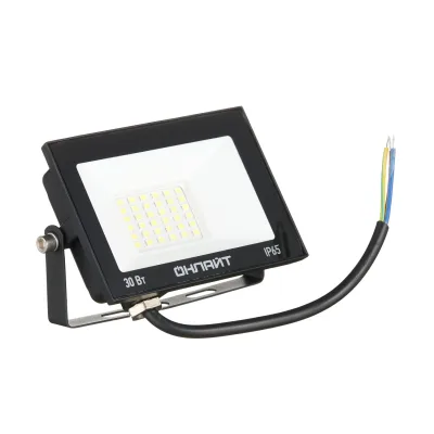 Прожектор светодиодный Онлайт OFL 6000К 30 Вт IP65 черный