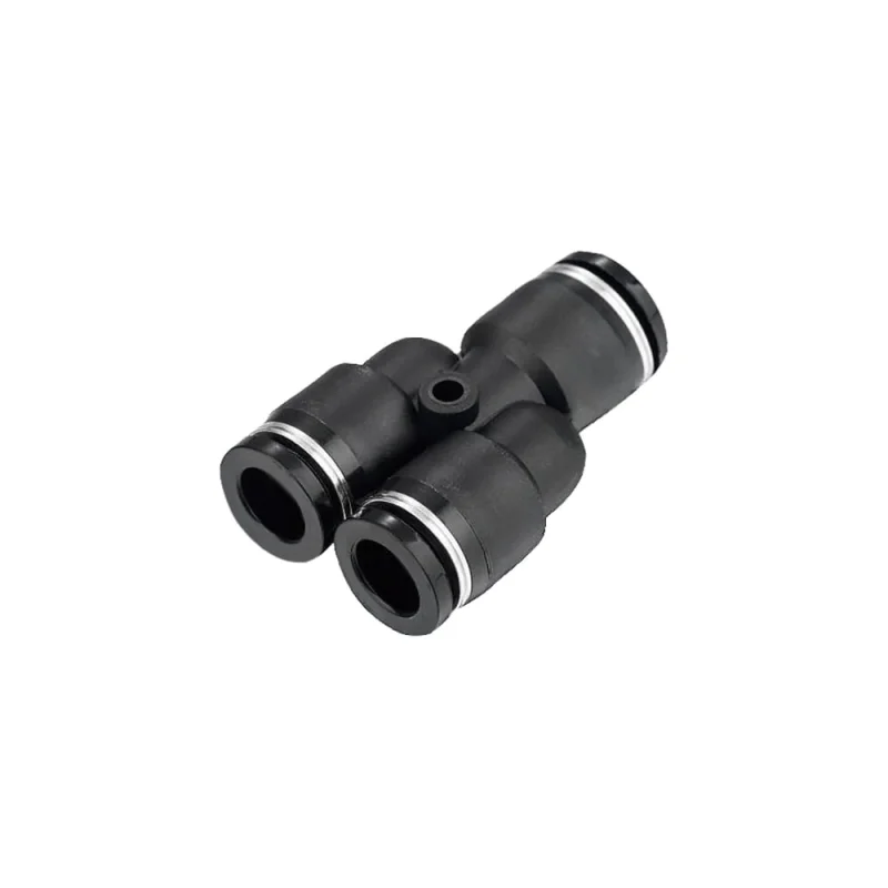 Фитинг-переходник цанговый Y-образный 8-6-6 мм, пластик, тип PW, 5 шт TITAN LOCK TLP-PW8-6_5