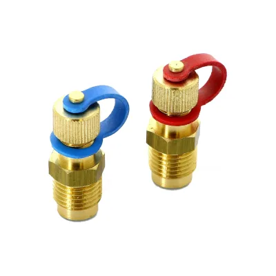 Комплект измерительных ниппелей Cimberio 1/4, 2 штуки, красный/синий CIM 723L 1/4