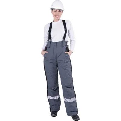 Женские зимние брюки iForm ХАЙ-ТЕК SAFETY серый/черный Брю 231/96/170