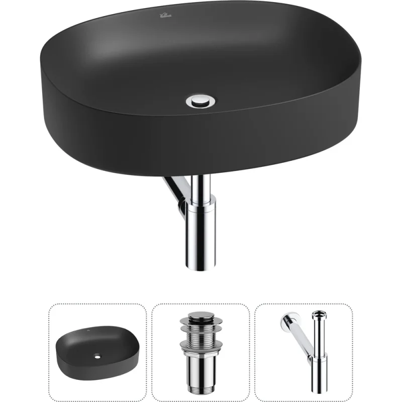 Набор Wellsee 3 в 1 Belle Spa 2.0 накладная раковина 55x45 см 20212568R