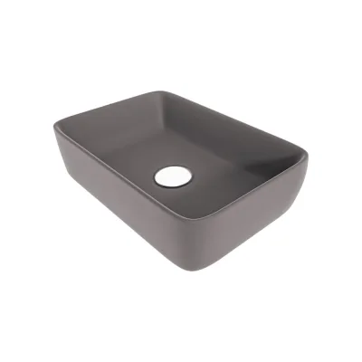 Накладная раковина Teymi Helmi 50 графит матовый T50292 ЦБ-00269655