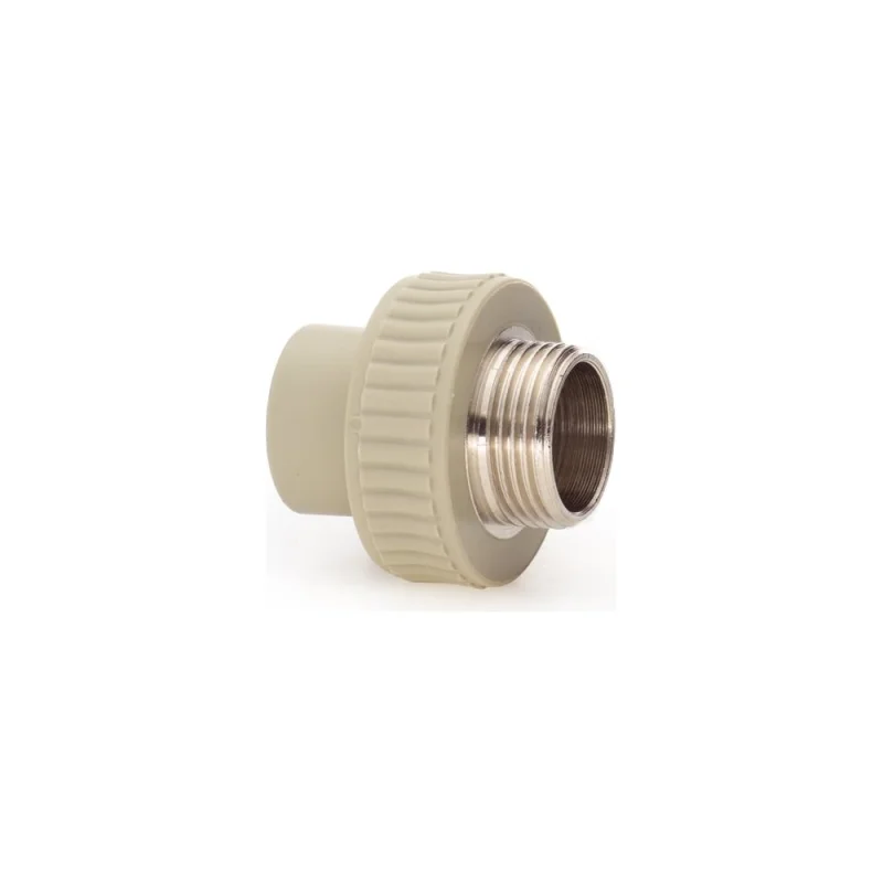 Комбинированная муфта LAMMIN ppr нр 25x1" 50/25 серая Lm31041025025G