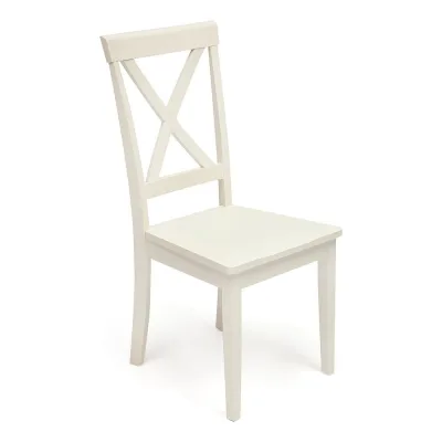 Стул Tetchair Golfi (гольфи) комплект 2 шт., дерево гевея/мдф, 44x54x95, pure white (402) 13548