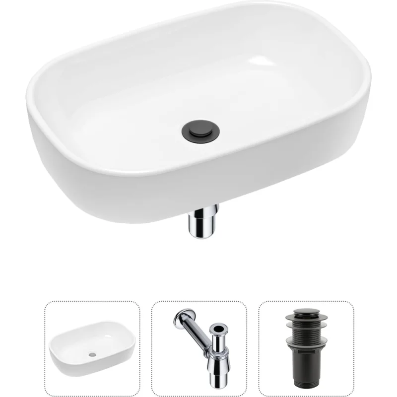 Накладная раковина для ванной Lavinia Boho Bathroom Sink в комплекте 3 в 1 20217396R