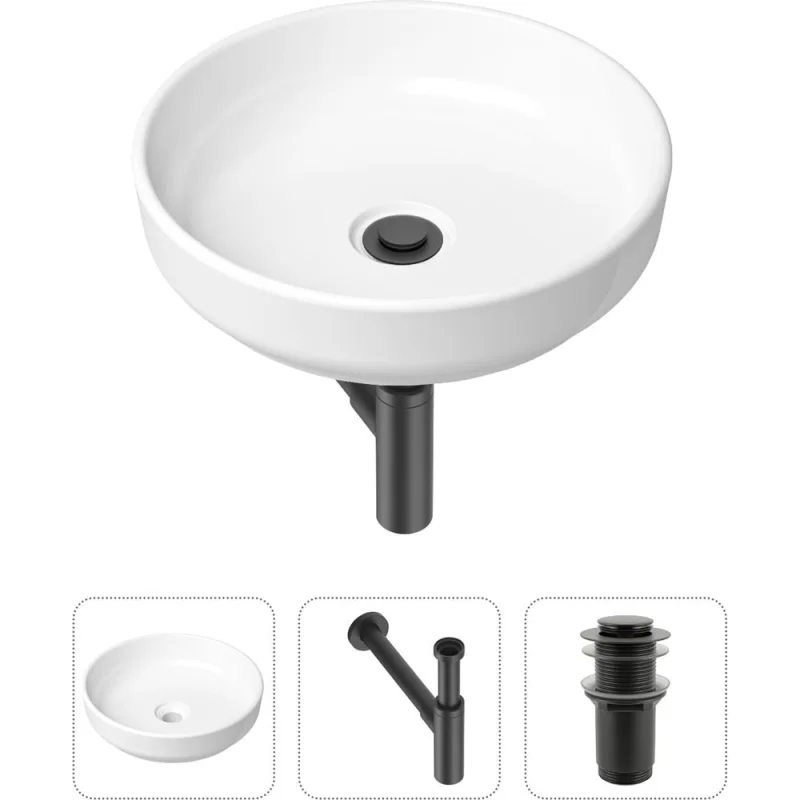 Накладная раковина для ванной Lavinia Boho Bathroom Sink Slim в комплекте 3 в 1 21520199