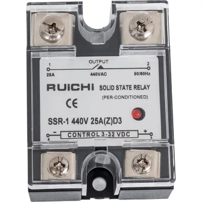 Твердотельное реле: SSR-RUICHI 61 440V 25A (Z)D3 (3-32v) 60910