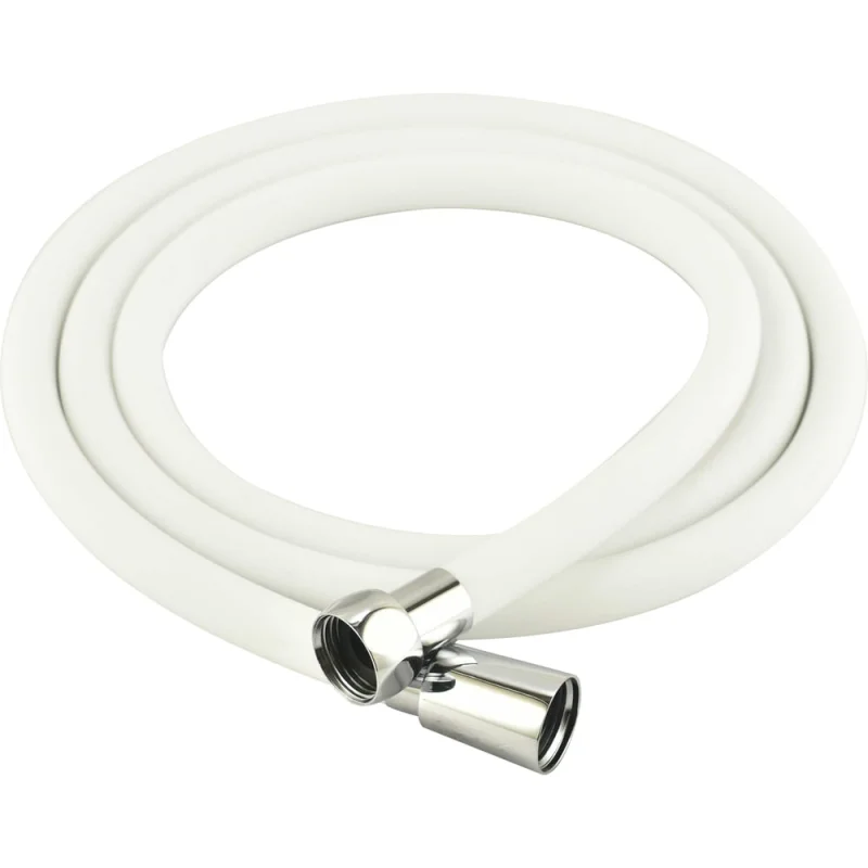 Шланг для душа Melodia della vita WONDER SILICONE ANTI-TWIST, 1/2х"1/2" конус, нержавеющая сталь, d15, L175 см, белый MKP34445BLwt 18898