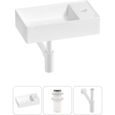 Мини-раковина для ванной комнаты или туалета Wellsee WC Area в наборе 3 в 1 20213633R