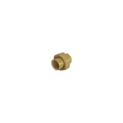 Сгон американка ELSEN Metalit прямой, ВВ, 1", 1", латунь, с плоским уплотнением EBF21.10
