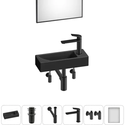 ΠΠΎΠΌΠΏΠ»Π΅ΠΊΡ Wellsee 6 Π² 1 Lavinia Boho Bathroom Sink Π½Π°ΠΊΠ»Π°Π΄Π½Π°Ρ/ΠΏΠΎΠ΄Π²Π΅ΡΠ½Π°Ρ ΡΠ°ΠΊΠΎΠ²ΠΈΠ½Π° 38x14 ΡΠΌ 20219564R