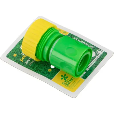 Соединитель для шланга Lite 3/4", быстросъемный с аквастопом POLYAGRO 7576120