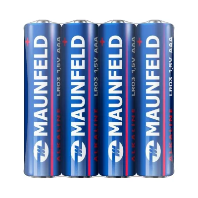 Батарейки MAUNFELD alkaline ааа(lr03), спайка 4 шт MBLR03-SR40