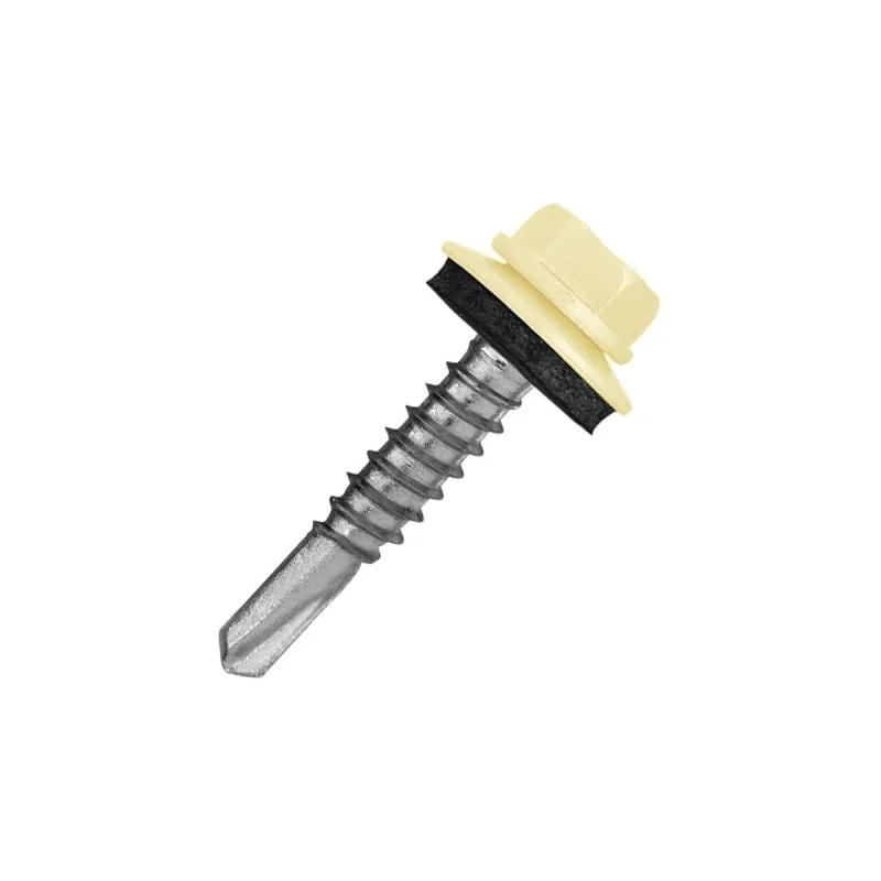 Кровельный саморез Rizzel 5,5x19 RAL 1014, сверло №3, 250 шт. 00000326372