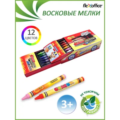 ΠΠΎΡΠΊΠΎΠ²ΡΠ΅ ΠΌΠ΅Π»ΠΊΠΈ Flexoffice colokit 12 ΡΠ²Π΅ΡΠΎΠ², Π΄ΠΈΠ·Π°ΠΉΠ½ ΠΌΠ°ΡΠΈΠ½Π° CR-C022