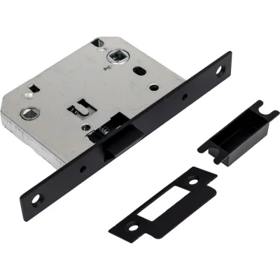 Сантехническая защелка PUERTO пластиковый язычок, черный B2B LB 2070 plastic Black