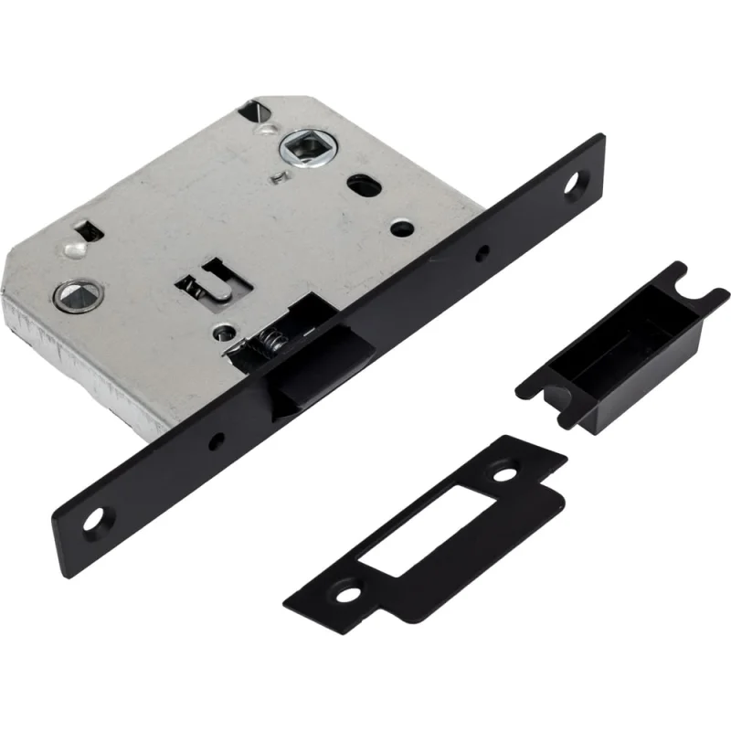 Сантехническая защелка PUERTO пластиковый язычок, черный B2B LB 2070 plastic Black