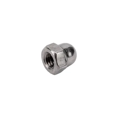 Шестигранная колпачковая гайка DINFIX DIN 1587, нерж А2, M4, 10 шт. 00-0003334
