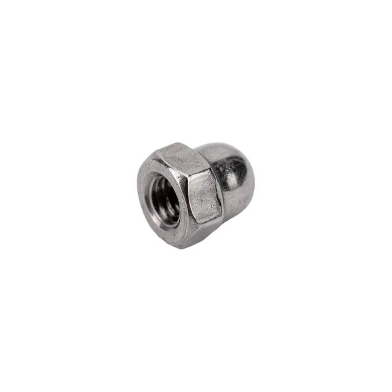 Шестигранная колпачковая гайка DINFIX DIN 1587, нерж А2, M4, 10 шт. 00-0003334