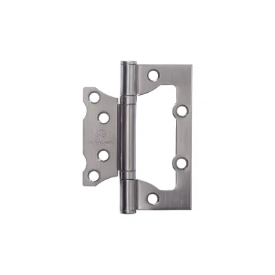 Петля дверная без врезки Marlok 100x75x2,0 SN, никель, 2 шт 013518