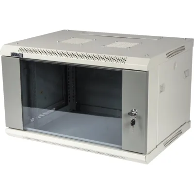 Настенный шкаф TWT Pro 22U 600x600 стеклянная дверь CBWPG-22U-6x6-GY