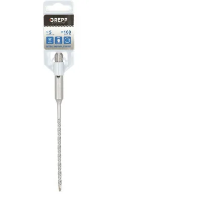 Бур SDS-plus 5х160 мм, 2-х гранный наконечник с твердосплавной напайкой YG8C Grepp 207-05160 103-05160