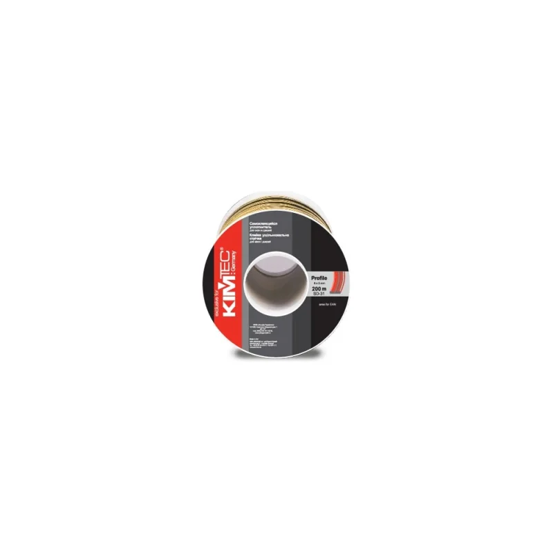 Уплотнитель KIM TEC SD31Х/4 -200 м черный 8х2 мм 11593404