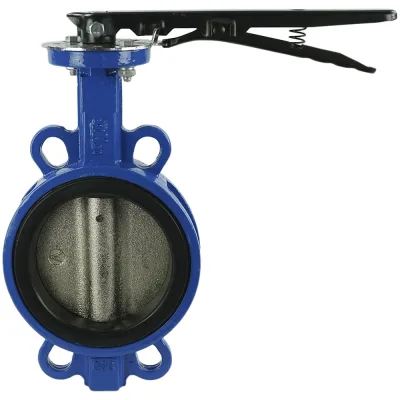 Дисковый поворотный затвор DN.ru GGG50-GGG40-EPDM Ду125 Ру16 с рукояткой D050-08309