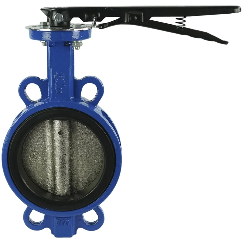Дисковый поворотный затвор DN.ru GGG50-GGG40-EPDM Ду125 Ру16 с рукояткой D050-08309
