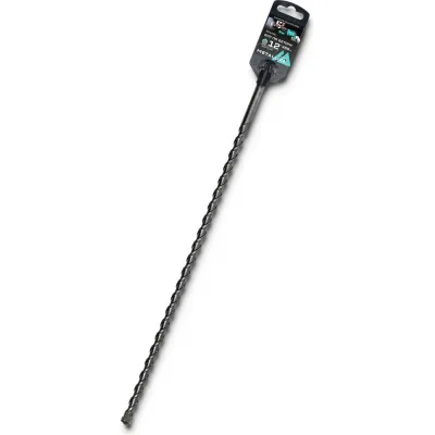 Бур по бетону SDS-plus 12x460x400 мм, напайка с центром, 2 спирали METALLICA Optima 904435