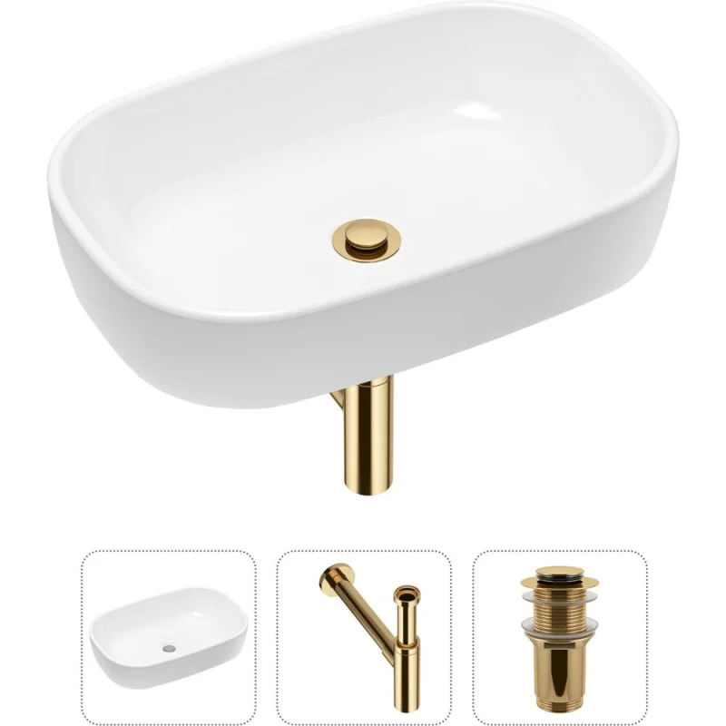 Накладная раковина для ванной Lavinia Boho Bathroom Sink в комплекте 3 в 1 21520039