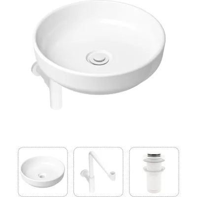 Накладная раковина для ванной Lavinia Boho Bathroom Sink Slim в комплекте 3 в 1 21520215