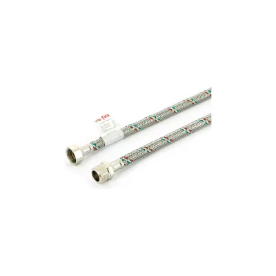 Подводка гибкая НВ (1/2"; 100 см; DN 8; оплётка из нерж. стали) Uni-Fitt 501S2010